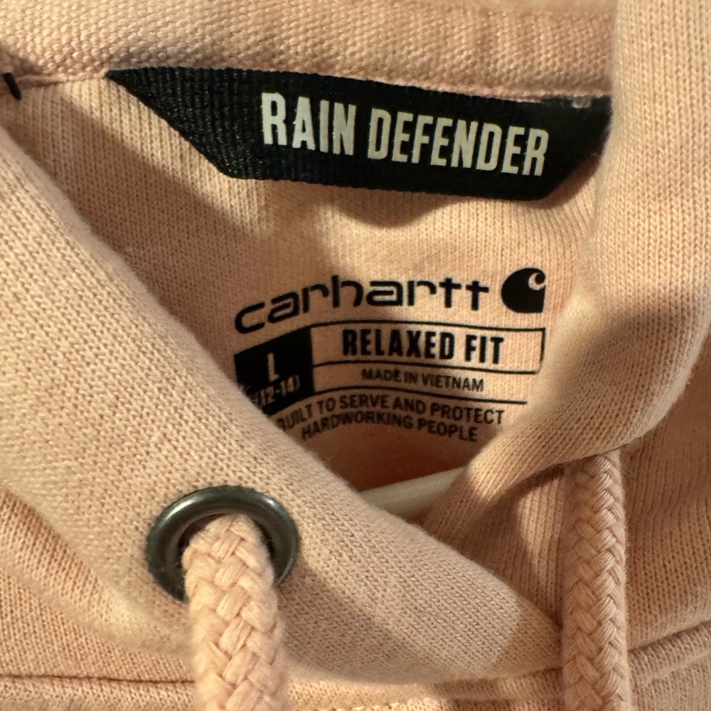 Carhartt Women's Rain Defender Relaxed Fit Midweight Sweatshirt size Large - Picture 6 of 6